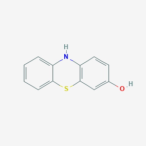 molecular formula C12H9NOS B156871 10H-Phenothiazin-3-ol CAS No. 1927-44-2