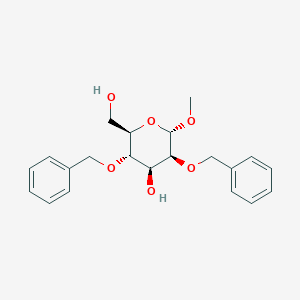 molecular formula C21H26O6 B015688 Methyl 2,4-Di-O-benzyl-a-D-mannopyranoside CAS No. 67381-29-7