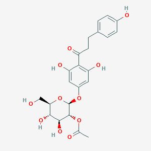 molecular formula C23H26O11 B015690 Trilobatin 2/'/'-acetate CAS No. 647853-82-5