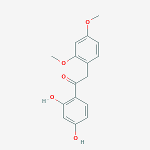 molecular formula C16H16O5 B156915 1-(2,4-Dihydroxyphenyl)-2-(2,4-dimethoxyphenyl)ethanone CAS No. 1855-30-7