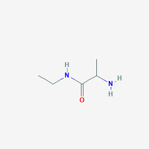 molecular formula C5H12N2O B156916 2-Amino-N-ethylpropanamide CAS No. 1078791-14-6