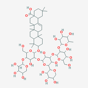 molecular formula C63H102O29 B156927 Mimonoside B CAS No. 135754-98-2