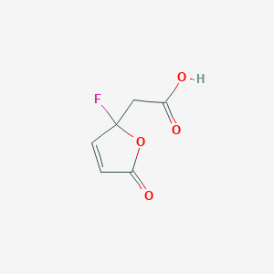 molecular formula C6H5FO4 B156933 4-Fluoromuconolactone CAS No. 126645-15-6