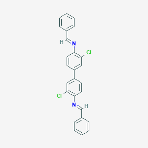 molecular formula C26H18Cl2N2 B156935 N,N'-Dibenzylidene-3,3'-dichlorobenzidine CAS No. 10147-75-8