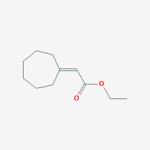 molecular formula C11H18O2 B156937 Ethyl 2-cycloheptylideneacetate CAS No. 1903-23-7