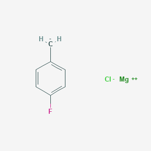 molecular formula C7H6ClFMg B156953 4-Fluorobenzylmagnesium chloride CAS No. 1643-73-8