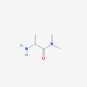 molecular formula C5H12N2O B156955 2-amino-N,N-dimethylpropanamide CAS No. 124491-96-9