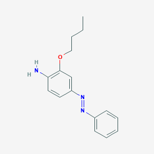 molecular formula C16H19N3O B156957 3-n-Butoxy-4-aminoazobenzene CAS No. 126335-29-3