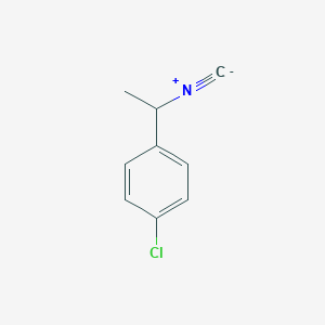 molecular formula C9H8ClN B156959 1-(4-Chlorophenyl)ethyl isocyanide CAS No. 131025-44-0