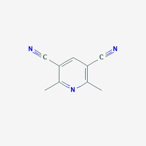 molecular formula C9H7N3 B156964 3,5-Pyridinedicarbonitrile, 2,6-dimethyl- CAS No. 1656-95-7