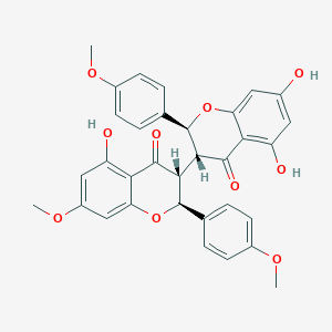molecular formula C33H28O10 B015697 Ruixianglangdusu B CAS No. 447454-49-1