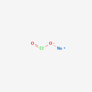 molecular formula NaClO2<br>ClNaO2 B156985 Sodium chlorite CAS No. 7758-19-2