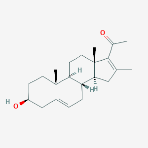 molecular formula C22H32O2 B156990 3beta-Hydroxy-16-methylpregna-5,16-dien-20-one CAS No. 1808-63-5