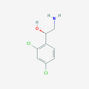 molecular formula C8H9Cl2NO B157013 (1S)-2-Amino-1-(2,4-dichlorophenyl)ethan-1-ol CAS No. 129894-65-1
