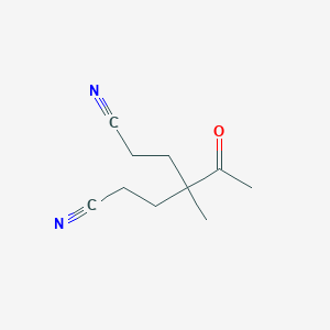 molecular formula C10H14N2O B157018 4-Acetyl-4-methylheptanedinitrile CAS No. 1681-17-0