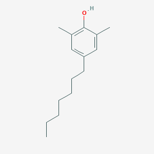 molecular formula C15H24O B157020 4-Heptyl-2,6-dimethylphenol CAS No. 10138-19-9