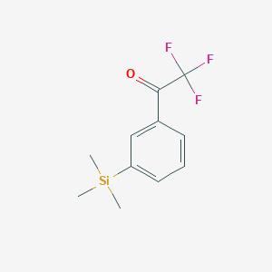 molecular formula C11H13F3OSi B157028 Zifrosilone CAS No. 132236-18-1
