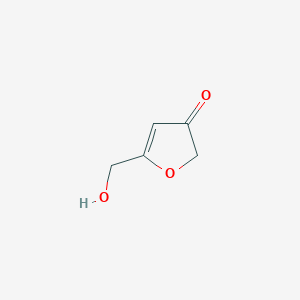 molecular formula C5H6O3 B157034 5-Hydroxymethyl-3(2H)-furanone CAS No. 138370-63-5