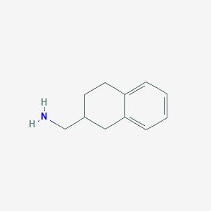 molecular formula C11H15N B157036 (1,2,3,4-Tetrahydronaphthalen-2-YL)methanamine CAS No. 129280-17-7