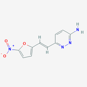 molecular formula C10H8N4O3 B157038 Nifurprazine CAS No. 1614-20-6