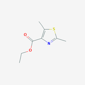 molecular formula C8H11NO2S B157044 Ethyl 2,5-dimethyl-1,3-thiazole-4-carboxylate CAS No. 137267-44-8