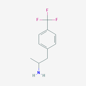 molecular formula C10H12F3N B157048 1-[4-(Trifluoromethyl)phenyl]propan-2-amine CAS No. 1626-74-0