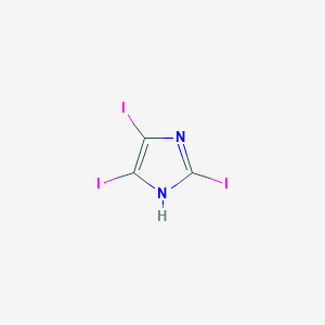 molecular formula C3HI3N2 B157059 2,4,5-Triiodoimidazole CAS No. 1746-25-4