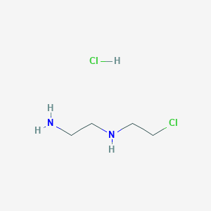 molecular formula C4H13Cl3N2 B157065 1,2-Ethanediamine, N-(2-chloroethyl)-, dihydrochloride CAS No. 5590-29-4