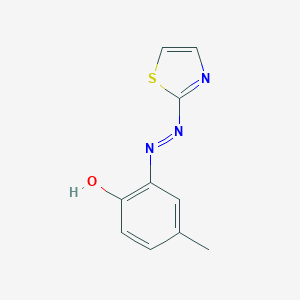 molecular formula C10H9N3OS B157067 2-(2-Thiazolylazo)-p-cresol CAS No. 1823-44-5