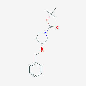 molecular formula C16H23NO3 B157069 (R)-tert-Butyl 3-(Benzyloxy)pyrrolidine-1-carboxylate CAS No. 177947-67-0