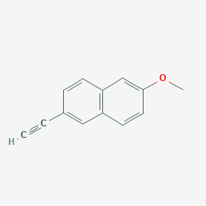 molecular formula C13H10O B157083 2-Ethynyl-6-methoxynaphthalene CAS No. 129113-00-4