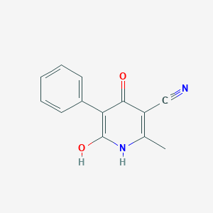 molecular formula C13H10N2O2 B157090 3-Cyano-4,6-dihydroxy-2-methyl-5-phenylpyridine CAS No. 127581-31-1