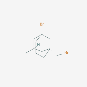 molecular formula C11H16Br2 B157094 1-Bromo-3-(bromomethyl)adamantane CAS No. 1822-25-9