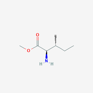 molecular formula C7H15NO2 B157099 Methyl D-isoleucinate CAS No. 107998-45-8