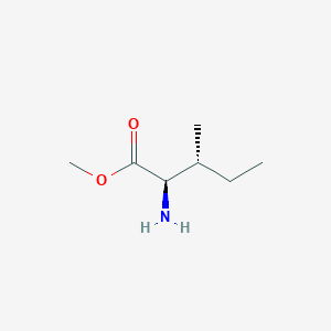 molecular formula C7H15NO2 B157099 methyl (2R,3R)-2-amino-3-methylpentanoate CAS No. 107998-45-8