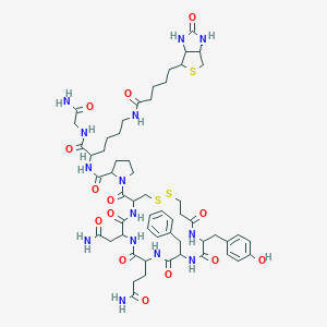 molecular formula C56H78N14O14S3 B157103 B-Mlvp CAS No. 130154-83-5