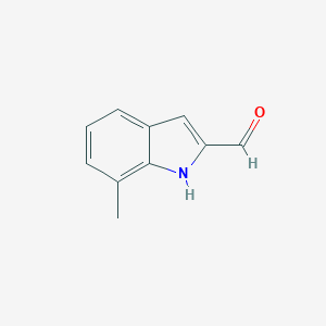 molecular formula C10H9NO B157106 7-Methyl-1H-indole-2-carbaldehyde CAS No. 1796-37-8