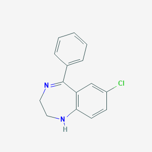 molecular formula C15H13ClN2 B157114 Desmethylmedazepam CAS No. 1694-78-6
