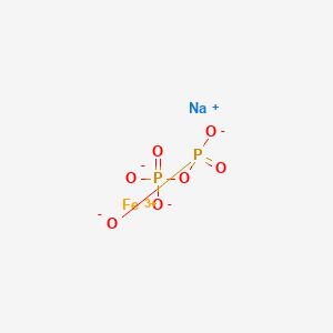 molecular formula FeNaO7P2 B157121 Ferric sodium pyrophosphate CAS No. 10213-96-4