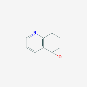 molecular formula C9H9NO B157133 1a,2,3,7b-Tetrahydrooxireno[2,3-f]quinoline CAS No. 137491-99-7