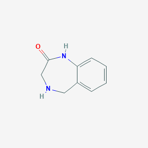 molecular formula C9H10N2O B157139 4,5-DIHYDRO-1H-BENZO[E][1,4]DIAZEPIN-2(3H)-ONE CAS No. 1824-72-2