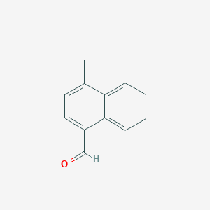 molecular formula C12H10O B157141 4-甲基-1-萘甲醛 CAS No. 33738-48-6
