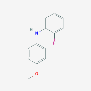 molecular formula C13H12FNO B157143 2-fluoro-N-(4-methoxyphenyl)aniline CAS No. 1741-78-2