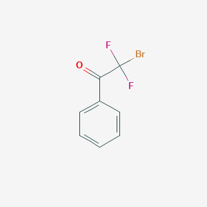 molecular formula C8H5BrF2O B157144 2-Bromo-2,2-difluoro-1-phenylethanone CAS No. 1610-04-4