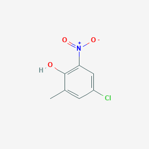 molecular formula C7H6ClNO3 B157164 4-chloro-2-methyl-6-nitrophenol CAS No. 1760-71-0