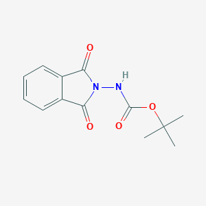 molecular formula C13H14N2O4 B157167 叔丁基 1,3-二氧代异吲哚林-2-基氨基甲酸酯 CAS No. 34387-89-8