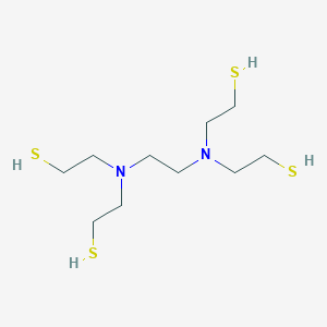 molecular formula C10H24N2S4 B157202 Tetrakis(2-mercaptoethyl)ethylenediamine CAS No. 133531-87-0