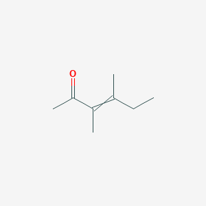 molecular formula C8H14O B157209 3,4-Dimethylhex-3-en-2-one CAS No. 1635-02-5