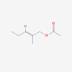 molecular formula C8H14O2 B157221 2-Methylpent-2-en-1-yl acetate CAS No. 1838-88-6