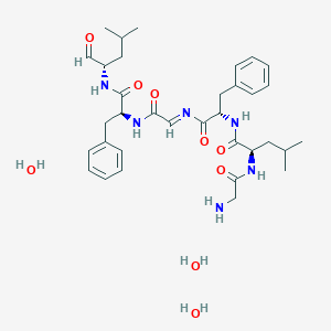 molecular formula C34H52N6O9 B157222 Cyclo(flglfg) CAS No. 128050-89-5